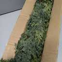 9FT Christmas Cedar Garland Artificial Real Touch Thickness Realistic Greenery Pine Garland for Mantle Fireplace Outdoor Indoor Christmas Decorations (9FT With Wire)