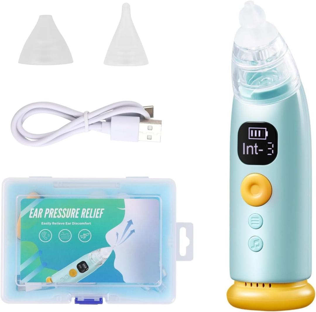 Ear Pressure Relief Device, Eustachian Tube Unclogger for Flying, Diving, Tinnitus Relief, and Earache - Maintains Ear Pressure Balance