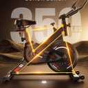 Exercise Bike with APP, Stationary Bike for Home with Ultra‑Silent Flywheel