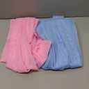 Pink Blue Sheer Tulle Backdrop Curtains with Lights String for Gender Reveal Baby Shower Decorations for Boy or Girl Birthday Party Photo Shoot Backdrop Background Decorations 2 Panels 58ft