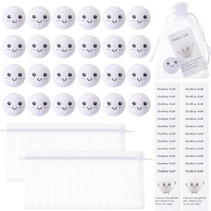 Soulchen 24 Set Emotional Golf Gifts Inspirational Funny Golf Ball Employee Staff Positive Appreciation Party Favor Small Gifts for Men Women Christmas Birthday