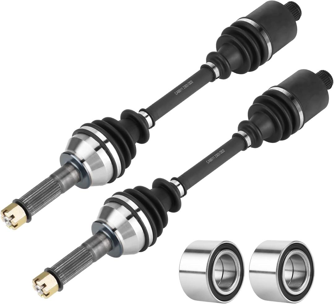 Rear Left/Right CV Axle with Wheel Bearing Kit for Polaris Sportsman 570 EPS Premium SP Trail 2016 2017 2018 2019 2020 2021 2022, Sportsman 450 HO EPS 2017 2018 2019 2020 2021, 1332656, 1332881
