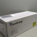 52 Inch 6 Speed High CFM Quiet DC Motor Modern Ceiling Fan with Lights Remote Control, 3 Blade White Gold Indoor Bedroom Living Room Ceiling Fan