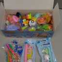 DQstar 145 PCS Party Favors Toys for Kids - Treasure Box for Classroom, Goodie Bags Stuffers, Pinata Fillers, Prize Box, Carnival Prizes, Bulk Toy, Birthday Party Supplies for Ages 4-8-12