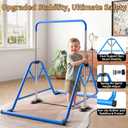 Expandable Gymnastics Bars 45''-61'' Dual Base Side Bars for Kids