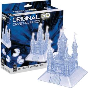 BePuzzled, Grand Castle Deluxe Original 3D Crystal Puzzle, Perfect for Puzzlers Ages 12 and Up, Challenging to Complete and Beautiful to Display, Collect Them All