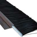 Brown 9 Sets 3+0.91 Inches Wide 39.37 Inches Long Garage Door Brush Sweeps Seal Roll Up Door Brush Retsun Durable Easy Mounting (Brown 3, 9)