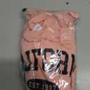 Girl's T Shirt Letter Graphic Tees Short Sleeve Crew Neck Summer Tee Shirt, Size 13Y, Pink