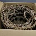 Seagrass Multi-Purpose Baskets with Handles, Set of 3