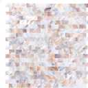 10 - Sheet Pearl Shells Tile Peel and Stick Backsplash, Self Adhesive Wall Tile for Kitchen, Bathroom, Bedroom (11.8"X11.8", Colorful Nature)