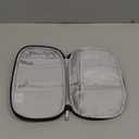 Travelkin Travel Cord Organizer, Small Electronic Organizer Travel Case, Cable Organizer Bag For Cords,Chargers Phone, Sd Card,Usbs (Black) (1-Volcanic Black)