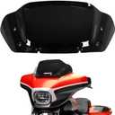 8"Wave Windshield for Touring CVO Street Glide 2023-2024, PSLER Motorcycle Windscreen Wind Splitter for Street Glide FLHX 2023-up