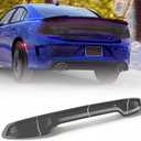 TENGBASE Smoked Black Tail Light Covers for 2015-2024 Dodge Charger, Protective Rear Lamp Guards, Exterior Automotive Accessories