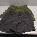 Men's 5" Running Shorts 2 Pack Quick Dry Athletic Workout Gym Shorts with Zipper Pockets Amazon's Choice Medium