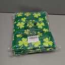 2 x AEUEFUEA 3 Pack Green Shamrock Cotton Towels Set, 25" L x 16" W Hand Towels for Kitchen and Bathroom, Soft Absorbent Holiday Home Dcor