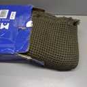 MIULEE Set of 2 Waffle Bathroom Rugs, Super Absorbent Non Slip Bath Rugs, Washable Bath Mats with Tassels, Ultra Soft Rubber Backed Shower Mats for Bathroom Floor, Tub, Green, 18x30 Inch