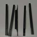 Shozafia Kitchen Cabinet Pulls - Black Cabinet Handles - 5 Pack Long Cabinet Hardware for Drawers Dresser Furniture Pulls (5.04 inches Hole Center - 7.87 inches Length)