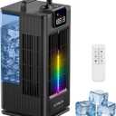 Mini Portable Air Conditioner Cooler: 2000ml Air Cooling Fan with 120°Oscillating - 3 Mist Modes & 4 Speeds, RGB Night Light, 1-8H Timer Remote Control - Portable Small AC for Bedroom, Room, Desk