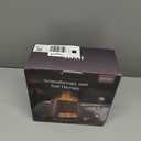 SALKING 2-in-1 Ultrasonic Essential Oil Diffuser & Himalayan Salt Lamp, Aromatherapy Diffuser Cool Mist Humidifier with Auto Off Function, 100% Pure Himalayan Pink Salt Rock, 150ml (Wooden Grain)