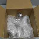 Skyley 8 Pieces Glass Spices Shaker with Perforated 6 Ounce Swirl Glass Cheese Shaker and Slotted Top Lid Red Pepper Retro Swirl Style Dispensers for Home Kitchen Restaurant Supplies