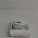 Dorm Bed Skirt - Ruffled, College Size, Extra Long - 42-Inch Tailored Drop - 100% Microfiber (White, Twin-XL/42 Drop)