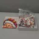 Cute Grandma Puzzles for Adults 1000 Pieces, PICKFORU Retro Love Heart Jigsaw Puzzles, Hard Unique Flowers Puzzle as Wall Art Decor