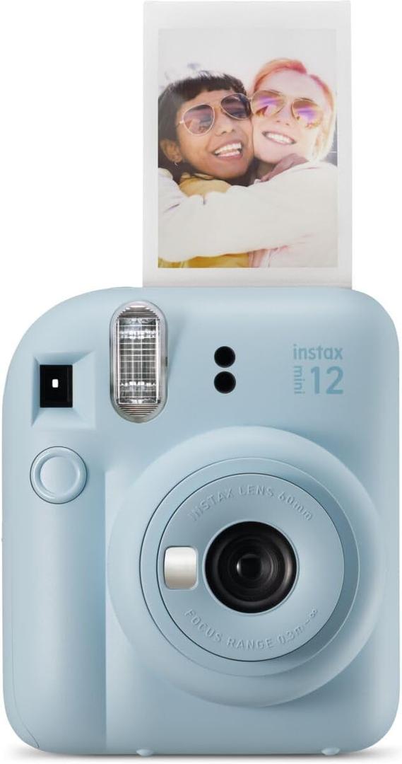 Fujifilm Instax Mini 12 Instant Film Camera - Pastel Blue (Compact)