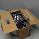 COMFIER Heating Pad with Massager for Back Pain,Extra Large Size Heating Pads for Cramps,Auto Shut Off, Corded Heated Waist Belt with 3 Vibration Modes, Mothers Day Gift, Grey