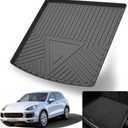 Elsetyler Cargo Liner for 2019 2020 2021 2022 2023 2024 2025 Cayenne - Black TPE All Weather Heavy Duty Waterproof Rear Cargo Tray Trunk Floor Mat Protector Compatible with 2019-2025 Porsche Cayenne (KY)