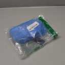 Tempt Me Women's Blue High Waisted Bikini Bottom Tummy Control Ruched Bathing Suit Swim Bottom M