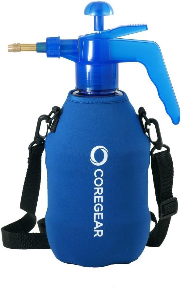 (Ultra Cool XLS) USA Misters 1.5 Liter Mister & Sprayer Personal Water Pump with Full Neoprene Jacket and Built-in Carrying Strap (Blue)