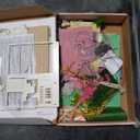 TuKIIE DIY Book Nook Miniature Kit, Booknook Dollhouse Bookshelf Insert with Sensor Light & Dust Proof, Wooden Decorative Bookend Stand Model Kits for Kids Teens Adults(Flower House)