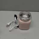 Hermolante Herb and Spice Grinder, 200W Electric With Stainless Steel Blade, Cleaning Brush - Compact Size 5.11in (Pink)