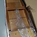 XcE Bamboo Bathtub Caddy Tray - Expandable to 41 Inches with Book Stand, Soap Holder & Anti-Slip Pads for Luxury Bath Spa, Brown