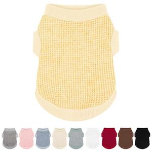 Cozy and Functional Dog Shirts for Small Puppies: Stretchable Ginger Attire with Easy-On Design, Ideal for Chihuahuas and Yorkies - Enhance Comfort and Playfulness on Chill Days X-Small