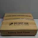 BABYBLU Chevy Silverado Seat Covers,Truck Seat Covers for Silverado GMC Sierra,Custom Fit 2007-2026 1500/2500HD/3500HD (Black & Red, Front Pair)