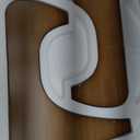 CAJCA Coffee Table for Living Room Mid Century Modern Center Table with Glass Top and Wood, Brown/Walnut (32 Inch)