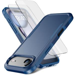 for iPhone Air Case [Shockproof] [Dropproof] [Heavy Duty Protection] [Pocket-Friendly] Slim & Tough Non-Slip Protective Phone Cover for iPhone Air 6.5inch, Blue