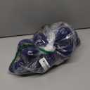 XmasExp 36PCS Velvet Christmas Ornaments Set Mixed Flocked Balls Ornaments Shatterproof Christmas Tree Decorations for Holiday,Party,HomeNavy Blue