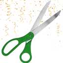 Giant Scissors for Ribbon Cutting - Green 25 Inch Grand Opening Scissors for Ribbon Cutting Ceremony Business Openings Special Events and Inaugurations