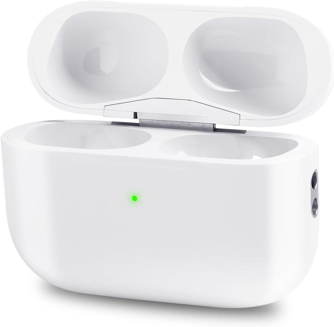 Wireless Charging Case for Air pods Pro 2 Gen Charging Case Replacement, Compatible with Air pods Pro 1st 2nd Charger Cases Support to Bluetooth Sync Pairing, No Earbuds - Off-White