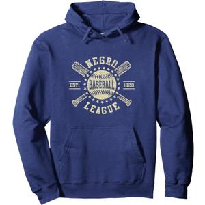 Vintage Negro League Baseball Black History Month Pullover Hoodie, L