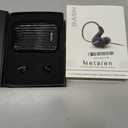 BASN Metalen in-Ear Monitors Headphones,4 Drivers Musicians Noise Isolating IEMs with Deep Bass, Two Detachable MMCX Cables with Case for Singers,Drummers,Bassists(Matt Black)