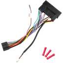 42Pin Radio Wiring Harness Adapter Replacement for Hyundai Elantra Sonata Accent Tucson Genesis Kia, 16Pin Android ISO Stereo Connector with 4Pin Plug Reverse Cable