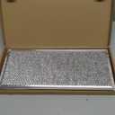 2025 Upgraded W10208631A Microwave Grease Filter Compatible with Whirlpool GE Microwaves 12.9" x 5.75" Filter - Aluminum Mesh Screen Grease Filters by QIMMYGS (2)