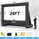 Estgora 24FT Inflatable Movie Screen, Inflatable Projector Screen for Outside, Blow Up Projector Screen with Air Blower,Front & Rear Projection Screens for Outdoor Movie Night Backyard Pool Party Fun