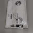 NICETOWN White Sheer Curtains & Drapes 96 inches Long for Living Room - Grommet Top Solid Lightweight & Airy Gauzy Window Treatments with Light Filtering for Bedroom, 2 Panels, W54 x L96