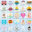 200PCS Italian Motivational Stickers for Students Teachers, Inspirational Stickers for Adults Women, Affirmation Positive Quote Decals for Class Rewards Scrapbook