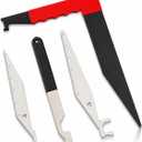 4 Packs Professional Firefighting Multi-Tool Kit, Ultimate Multipurpose Firefighting Tool for First Responders & Firefighters, Heavy-Duty Emergency Rescue Set