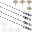 Washer Suspension Rod Kit Compatible with Roper RTW4516FW0 RTW4516FW1 RTW4516FW2 RTW4641BQ0 RTW4641BQ1